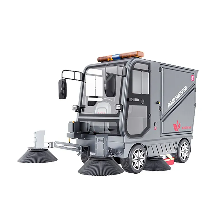 Four-wheel Drive Industrial Floor Sweeper