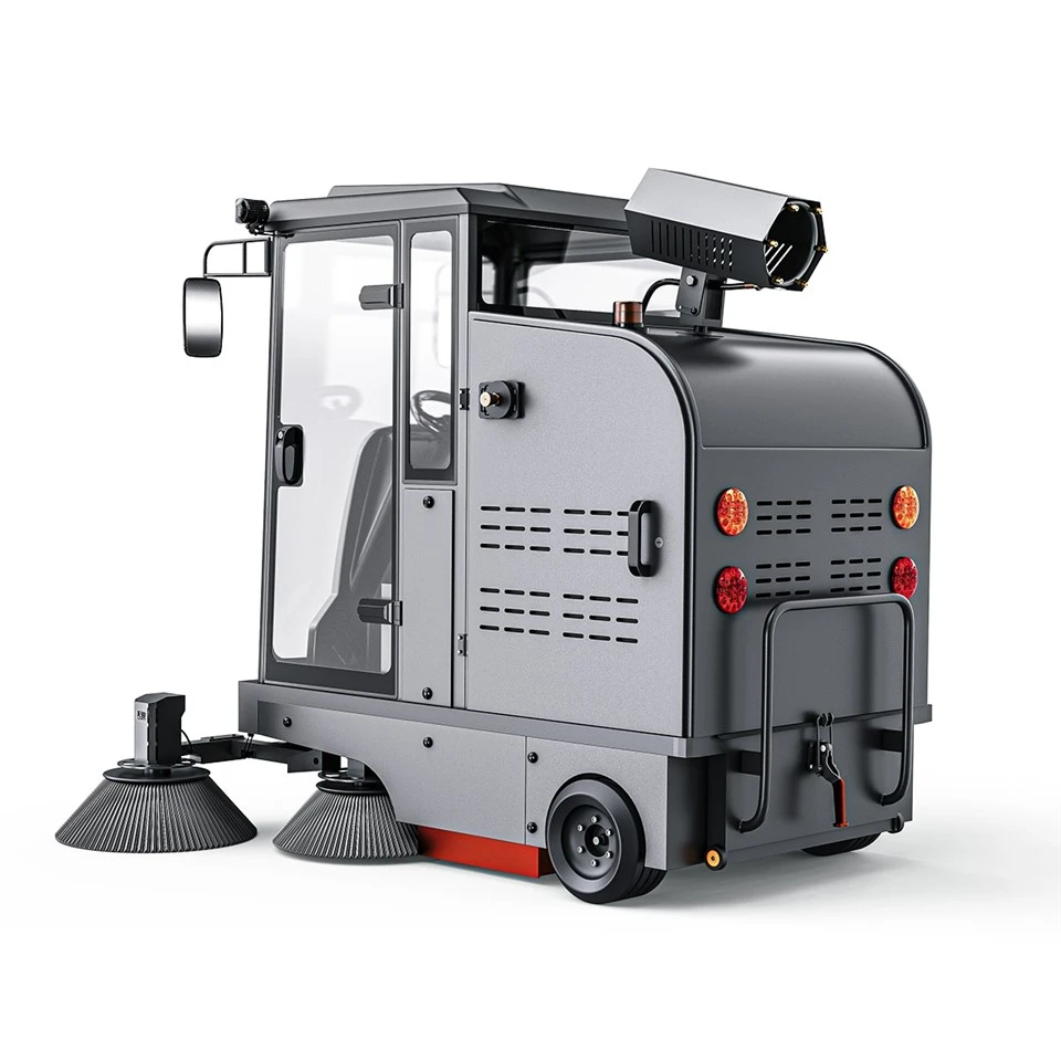 Fully Enclosed Electric Floor Sweeper