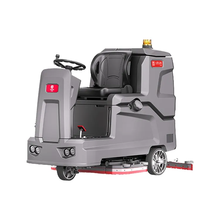Large-Area Ride-On Scrubber Dryer